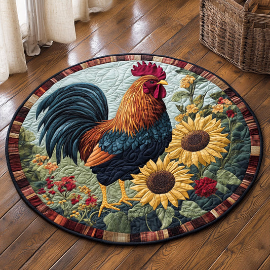 Blooming Farm CP0810011CL Quilted Round Mat