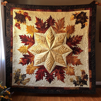 Maple Leaf Star WY1508053CL Quilt
