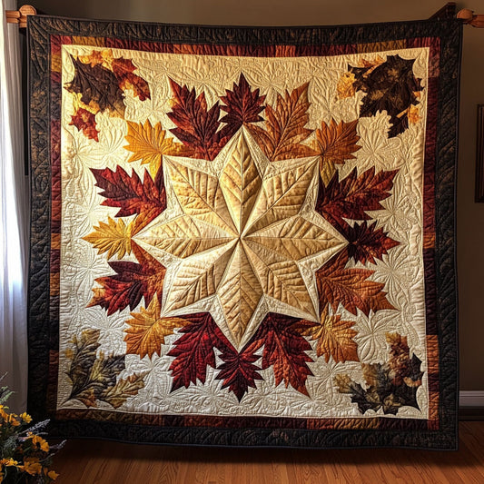 Maple Leaf Star WY1508053CL Quilt
