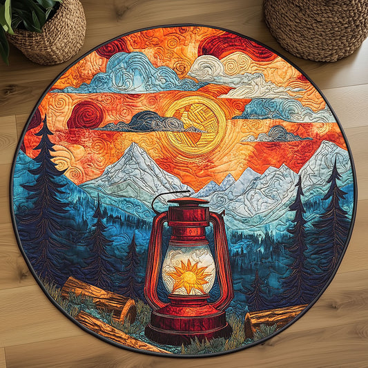 Camping Lantern WP2003071CL Quilted Round Mat