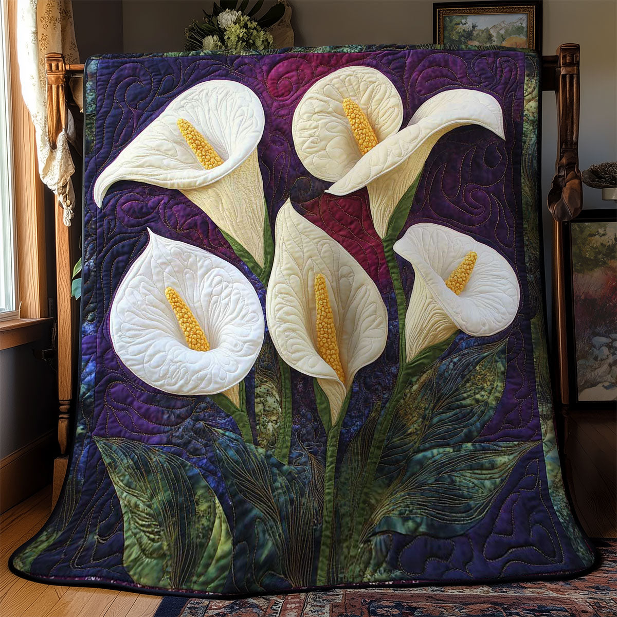 Calla Lilies Sanctuary WN2503037CL Quilt