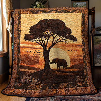 Serene African Elephant WN1103003CL Quilt