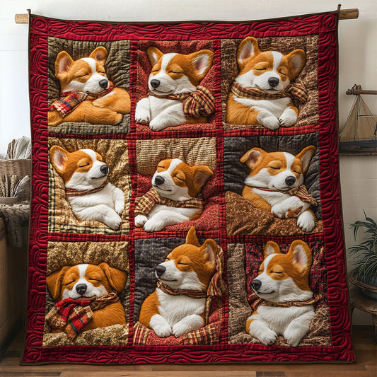 Corgi Cuddle WN1207008CL Quilt