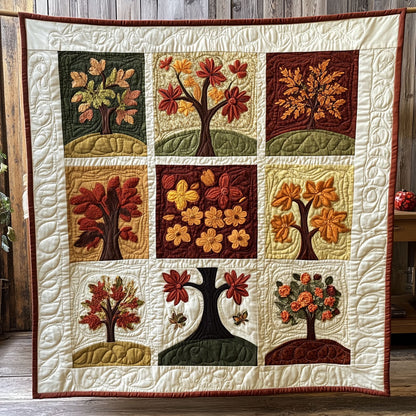 Golden Leaf Tree WN0808129CL Quilt