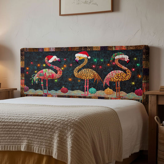Flamingo Festive Chic WN1312040CL Quilted Headboard Slipcover