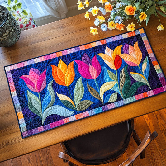 Petal Dance CP0807028CL Quilted Table Runner