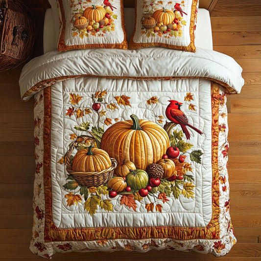 Autumn Cardinal Garden WY1508003CL Duvet Cover Set