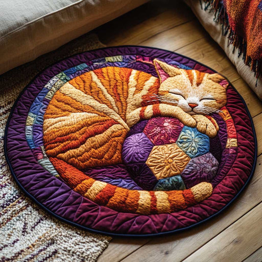 Soft Cat WN1903136CL Quilted Round Mat