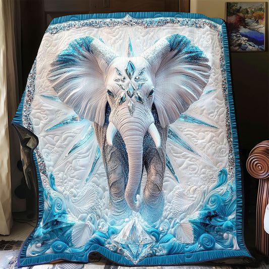 Frost Abstract Elephant WY3112012CL Quilt