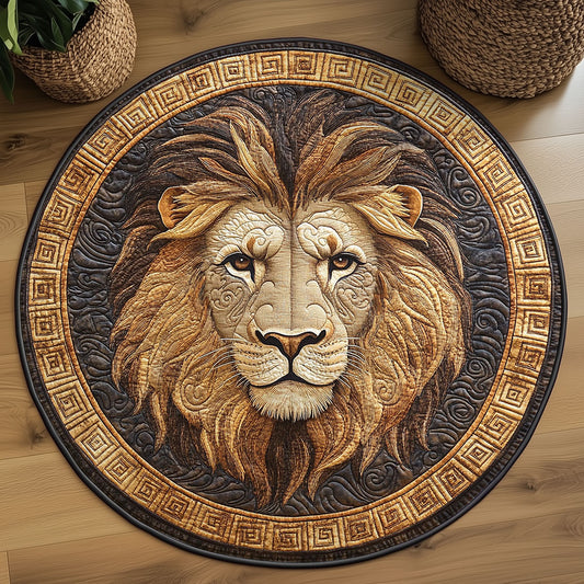 Bold Lion WN1807006CL Quilted Round Mat
