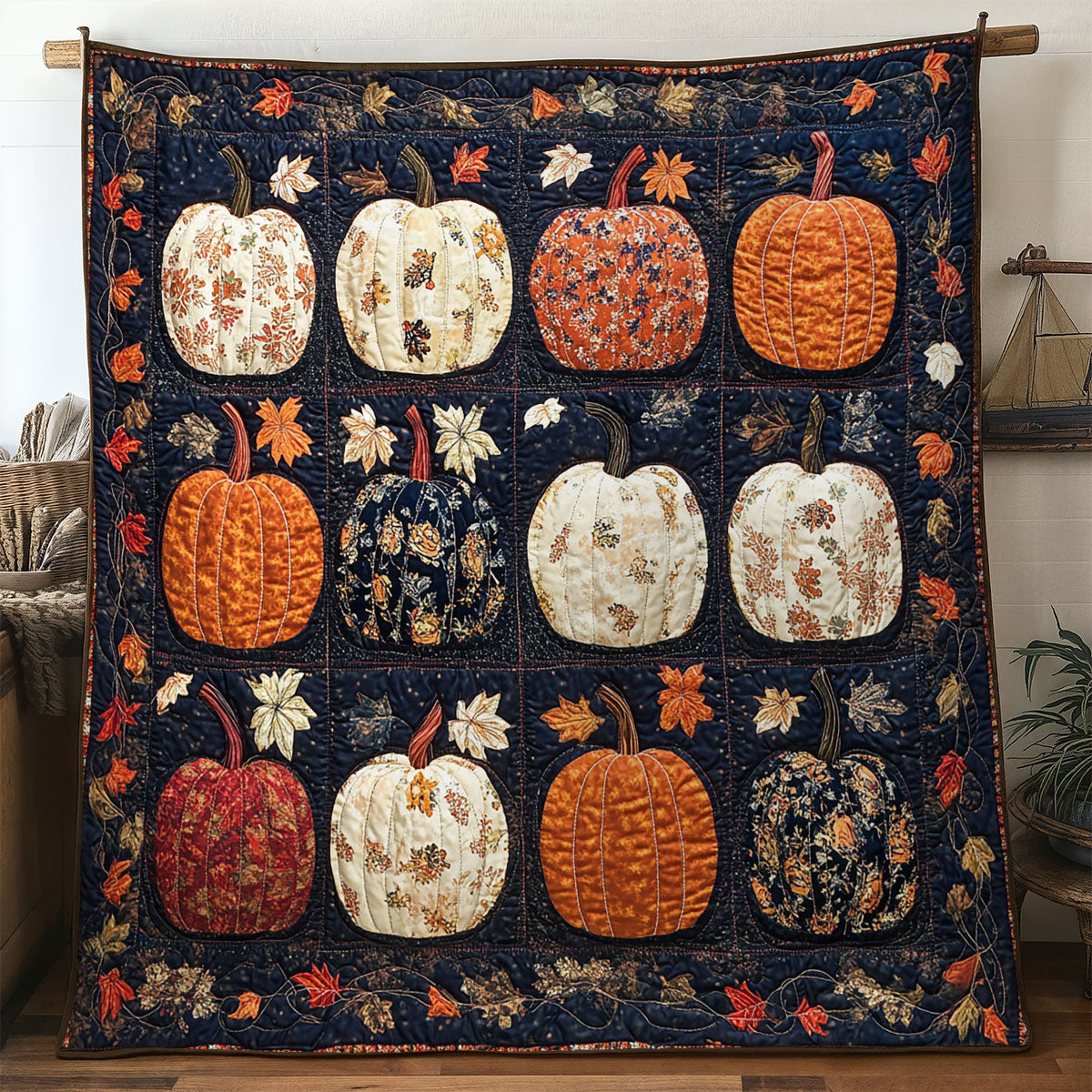 Pumpkin Patch WN2307077CL Quilt