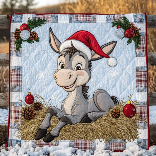 Donkey Christmas Joy WN1111020CL Quilt