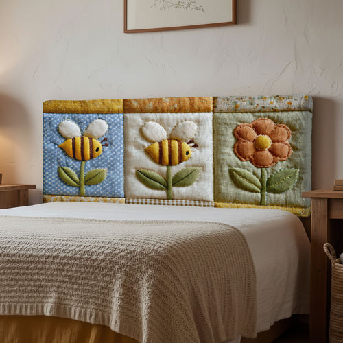 Bee Blossom CP3012038CL  Quilted Headboard Slipcover