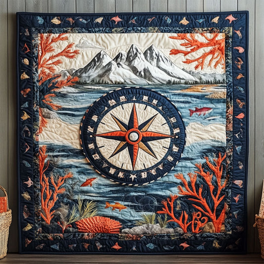 Nautical Compass WJ0304010CL Quilt