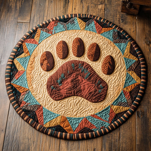 Tribal Beast CP2207045CL Quilted Round Mat