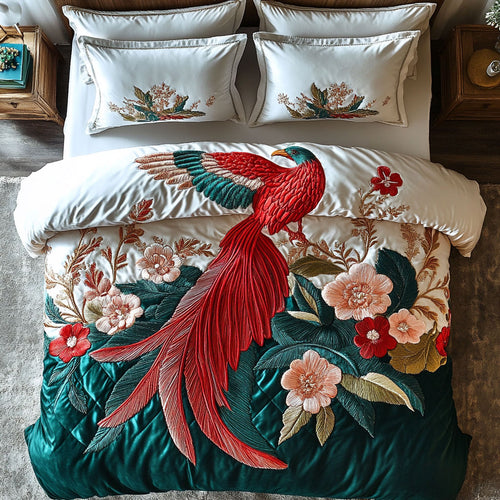 Crimson Bird of Grace CW2509043CL Duvet Cover Set