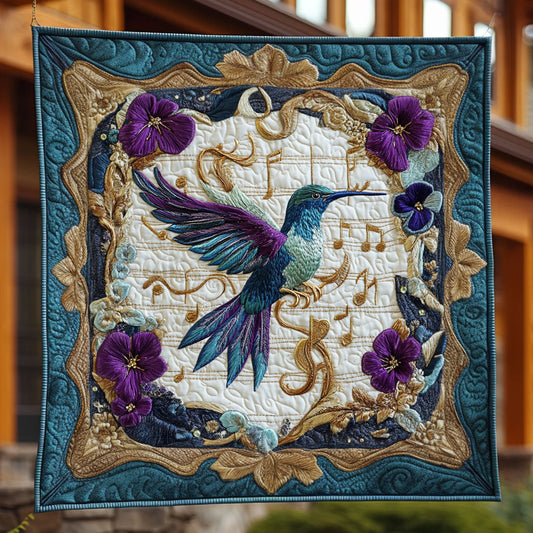 Lush Garden Hummingbird WN2008032CL Quilt