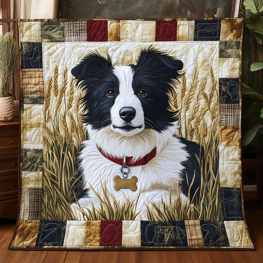 Charming Border Collie WJ1905001CL Quilt