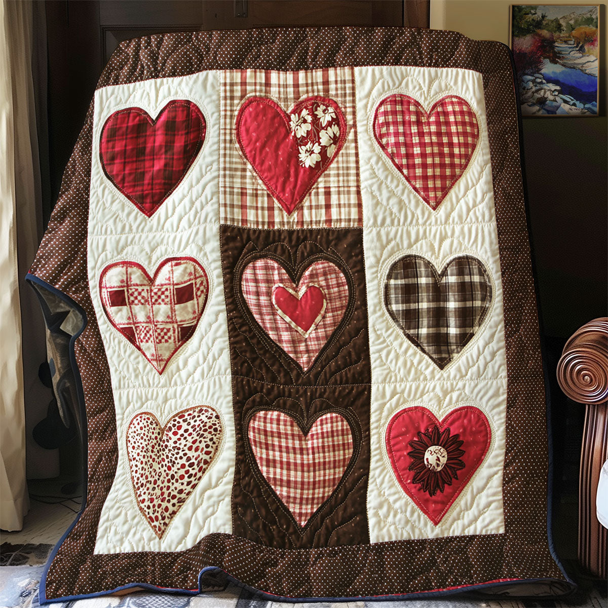 Warm Hearts YR0801022CL Quilt