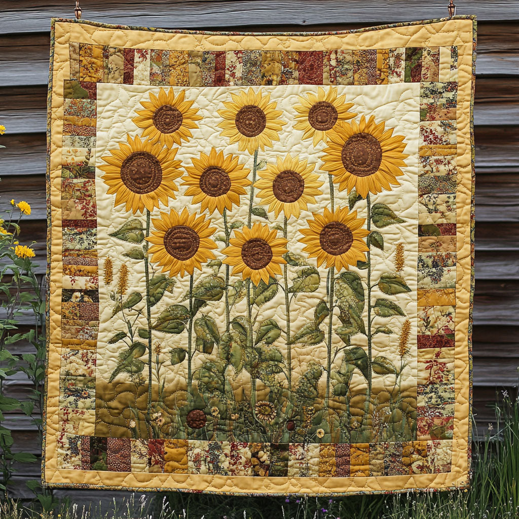 Blooming Sun CP1001050CL Quilt
