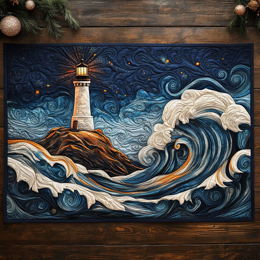 Beacon in the Storm CP2804021CL Quilted Table Runner