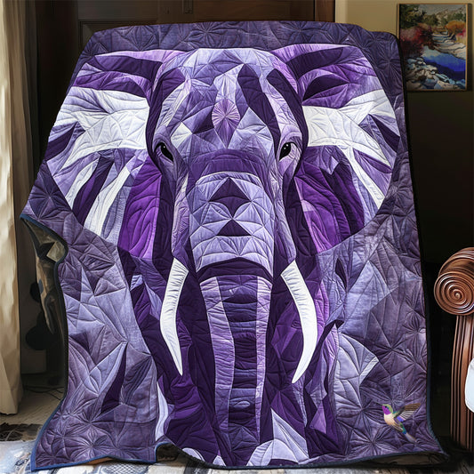Purple Majesty Elephant YR3012013CL Quilt