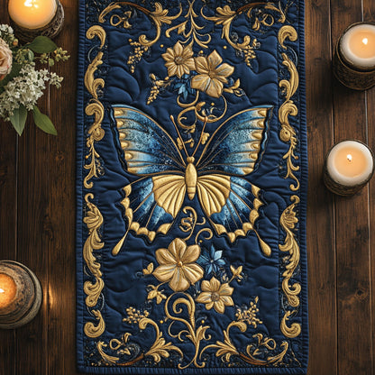 Fluttering Serenity CM0605025CL Quilted Table Runner