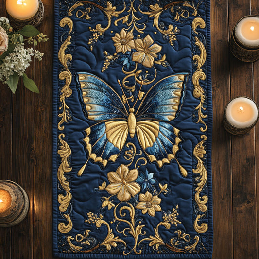 Fluttering Serenity CM0605025CL Quilted Table Runner