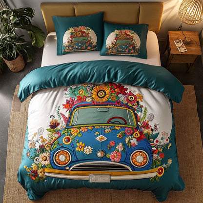 Luminous Hippie Car WN0609058CL Duvet Cover Set