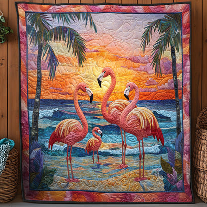 Flamingo Family CM0904001CL Quilt