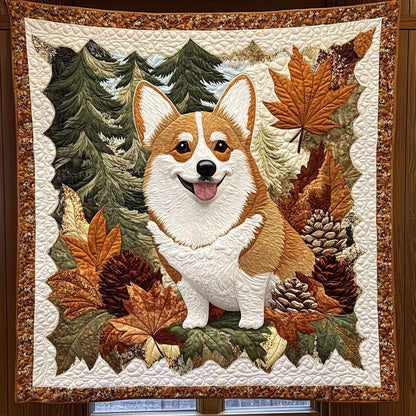Corgi Charm CW0707013CL Quilt