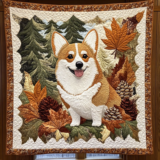 Corgi Charm CW0707013CL Quilt