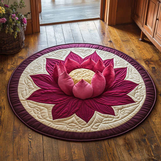 Tranquil Root CP2807031CL Quilted Round Mat