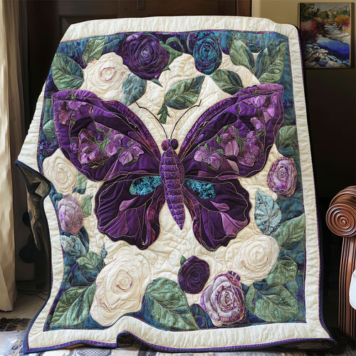 Floral Butterfly WX2712021CL Quilt
