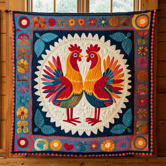 Sunny Chicken CP1411044CL Quilt