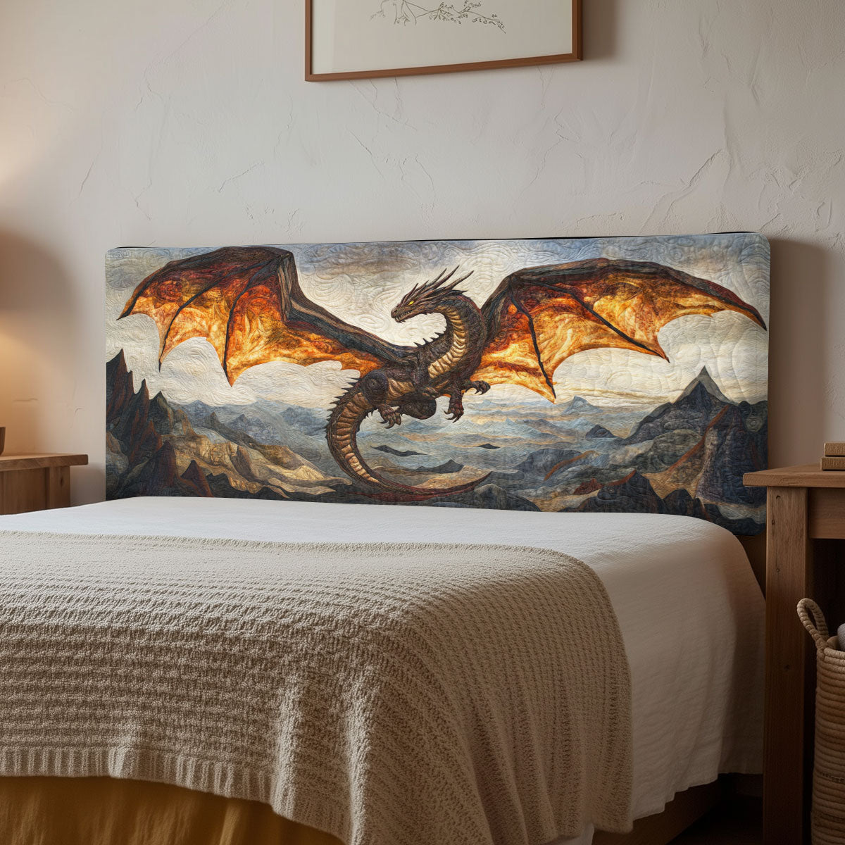 Eternal Drake CP1512057CL Quilted Headboard Slipcover
