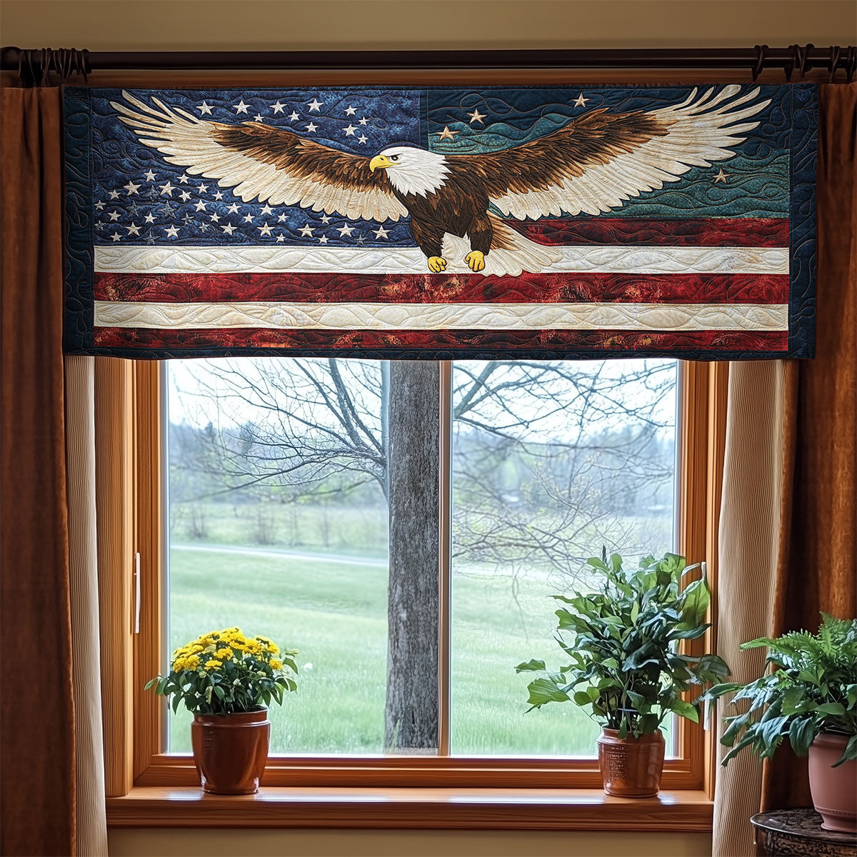 Eagle American WX2205018CL Quilted Valance