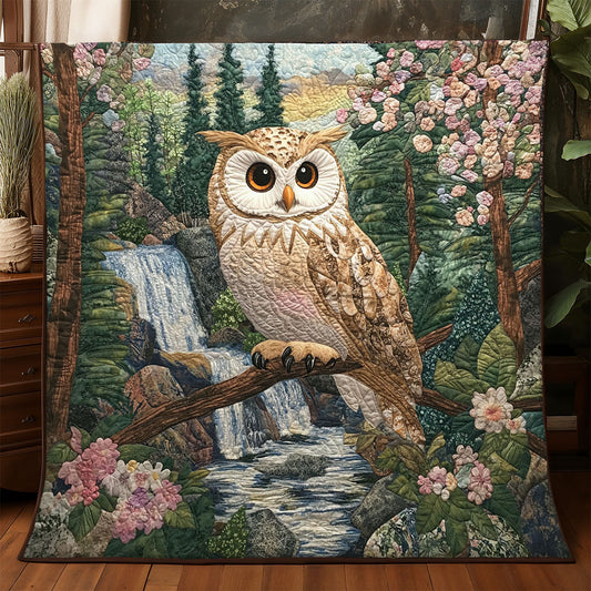 Spring Owl WJ2305013CL Quilt