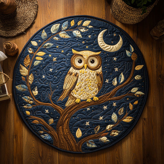 Starlit Branch WY2507079CL Quilted Round Mat