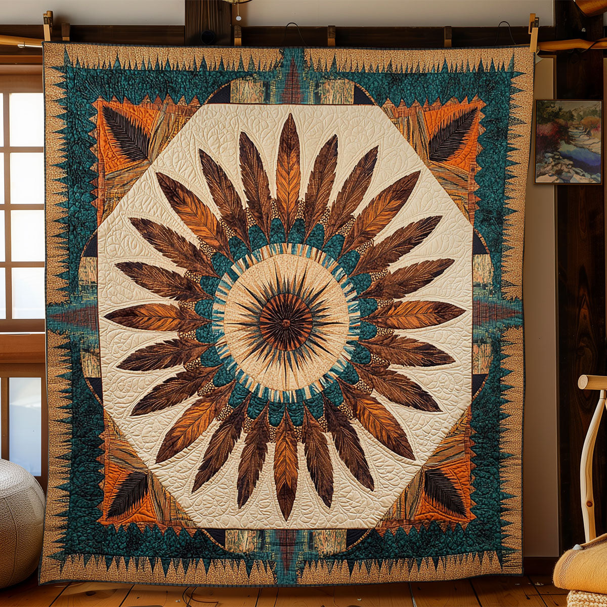 Desert Native Echo WN1407004CL Quilt