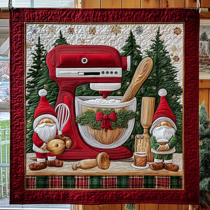 Baking Coziness with Gnomes' XK0511003CL Quilt