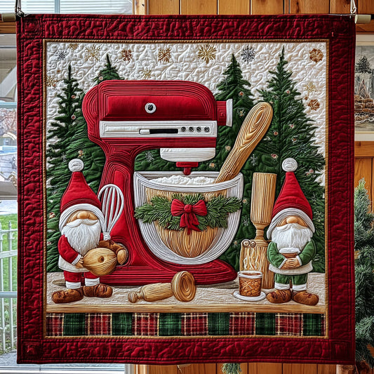 Baking Coziness with Gnomes' XK0511003CL Quilt
