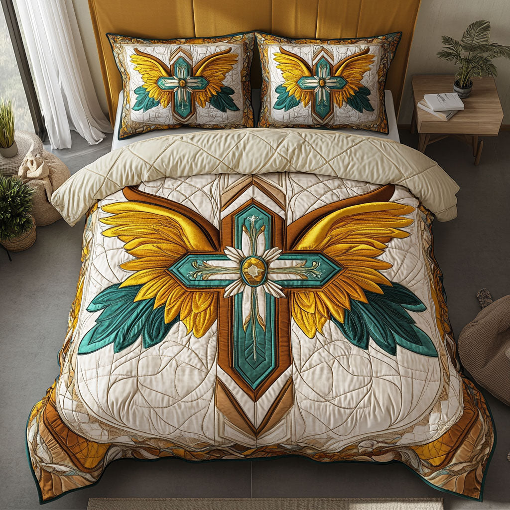Radiant Blossom Cross WN2108099CL Duvet Cover Set