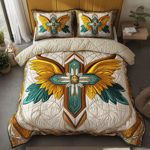 Radiant Blossom Cross WN2108099CL Duvet Cover Set