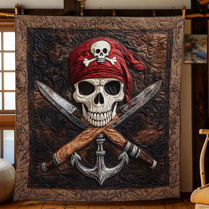 Pirate’s Mark Skull WN2301025CL Quilt