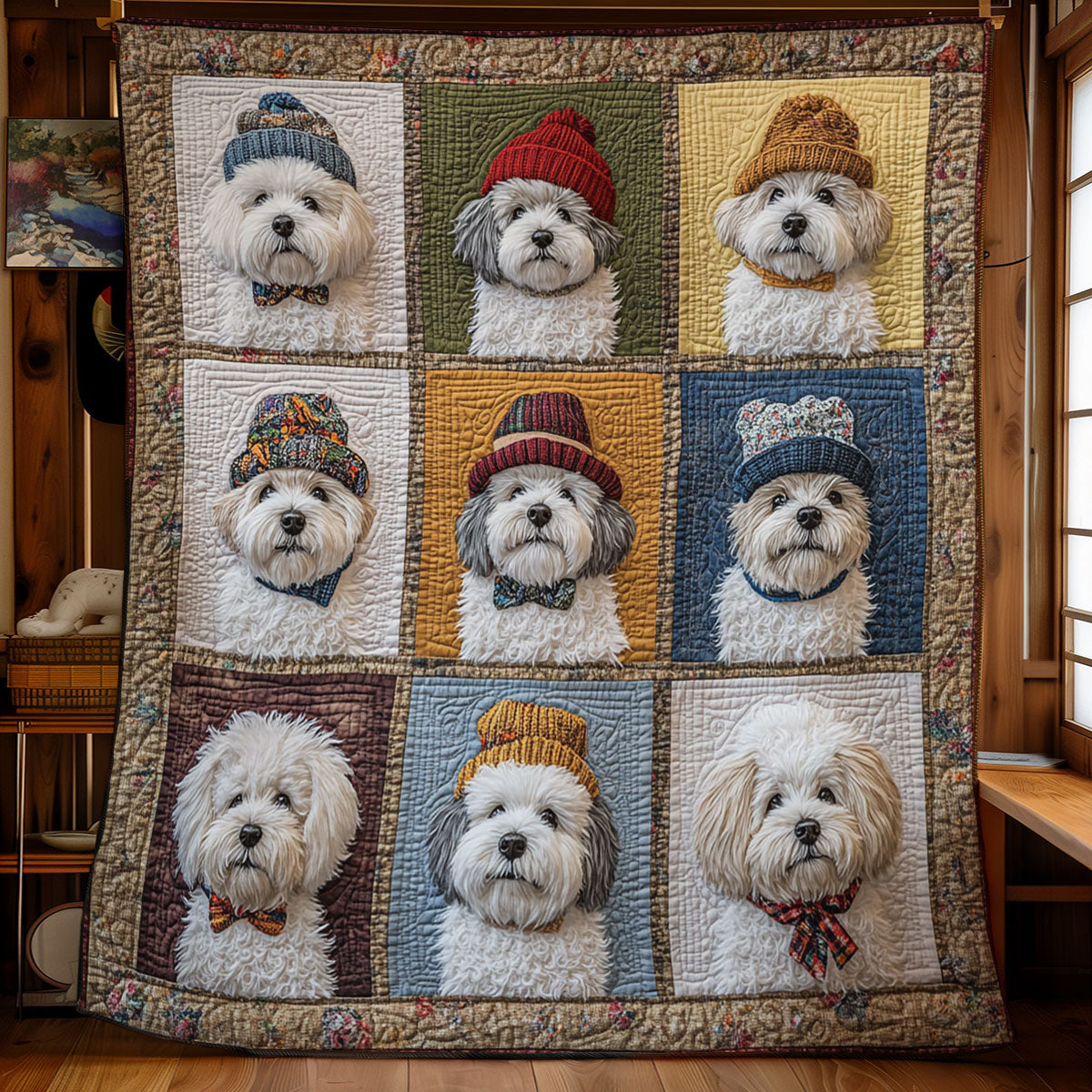 Bichon Frise CW1207005CL Quilt