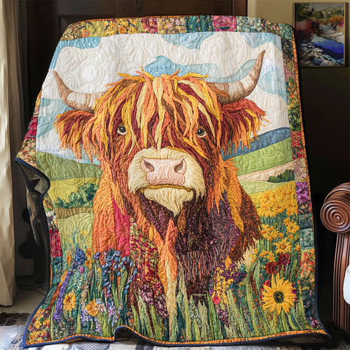 Highland Cow WX2401027CL Quilt