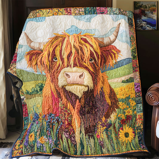 Highland Cow WX2401027CL Quilt
