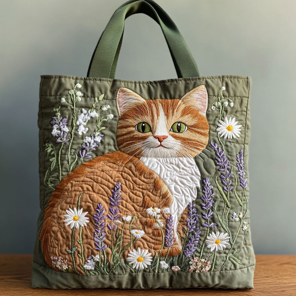 Charming Cat CP0110223CL Quilted Tote Bag