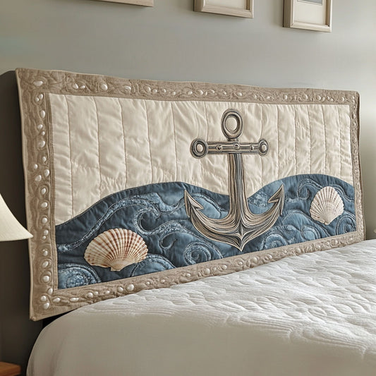 Driftwood Anchor WN0501017CL Quilted Headboard Slipcover
